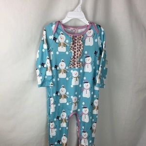 Infant Romper Snowman Print 18-24 Months 31-34 lbs